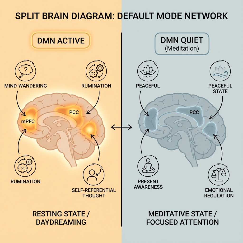 The Default Mode Network Why Meditation Quiets Your Mind The Default Mode Network Why Meditation Quiets Your Mind
